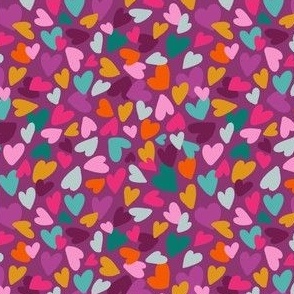 Heart Confetti - pink