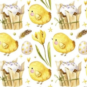 Easter Chicks_ Cupcakes_ Tulips_Eggs