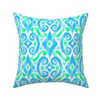 Tboli Ikat-Turq Lime-Regular Scale