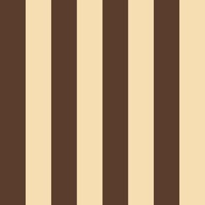 Beach Towel Stripes / Retro Sand Brown / Medium
