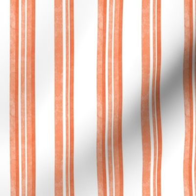 Modern Stripe Fiesta Orange 084  f1774c and Sunset Boulevard 082 f8956c