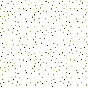 Green Polka dots