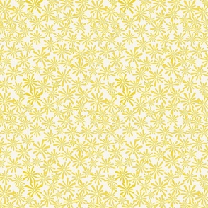 Floral Whimsey, yellow, 8 inch