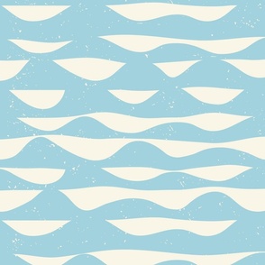 Fluid Reflections |  Blue Water Lines | Jumbo Scale ©designsbyroochita