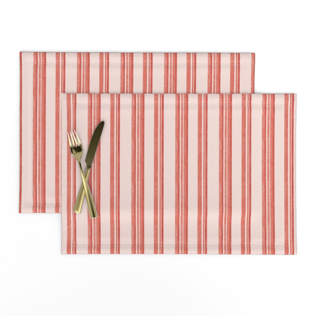 Modern Stripe Coral Spring Garden de7464