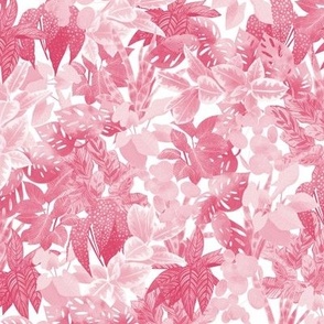 Jungle Plants in Pink