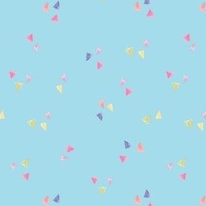 'Confetti Party' on Blue
