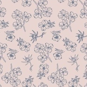 'Dogwood Flowers & Blooms' on Pink