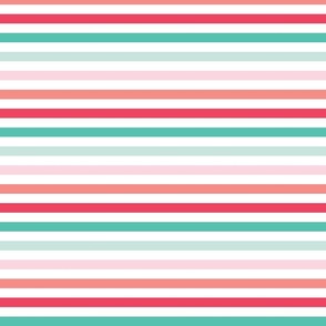 Summer Stripes, Pink Stripes, Teal Stripes