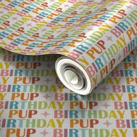 Birthday Pup, Dog Birthay Text