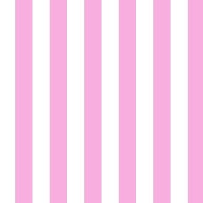 Beach stripe in pink 1x1