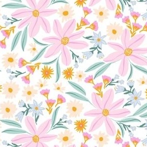 Laguna Florals in pastels 7