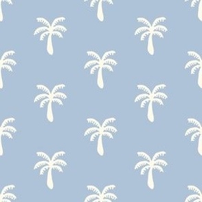 palmtrees light blue boho wallpaper tropical aesthetic blue nursery baby boy palms hawaiian