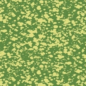 Two tone splatter texture in spring yellow green and olive