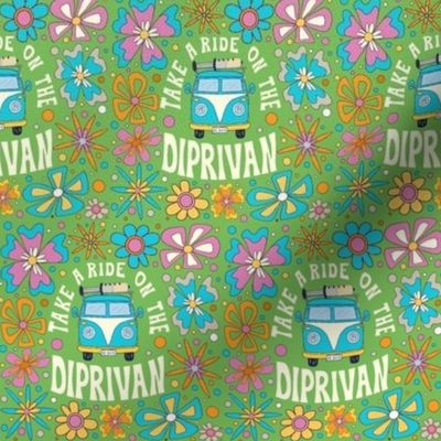 Take a ride on the DipriVAN in green
