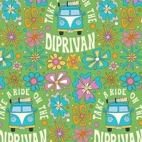 Take a ride on the DipriVAN in green