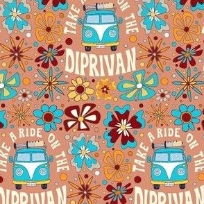 Take a ride on the DipriVAN in pink