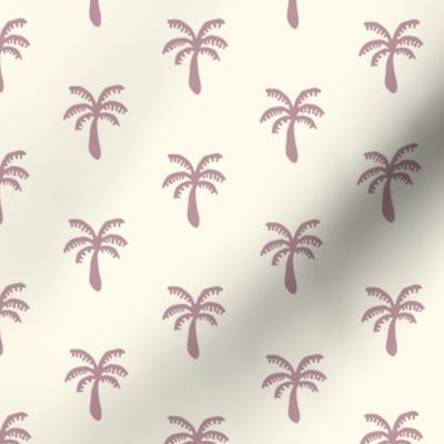 retro palm trees purple dark mauve boho wallpaper tropical aesthetic nursery baby girl palmtrees hawaiian