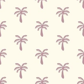 retro palm trees purple dark mauve boho wallpaper tropical aesthetic nursery baby girl palmtrees hawaiian