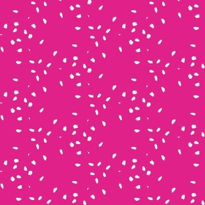 White dots on pink / large scale