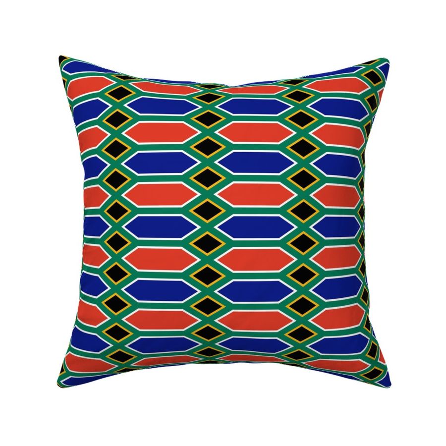 South African flag inspired pattern - Fabric | Spoonflower