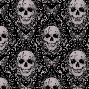 Floral Skull - Pale