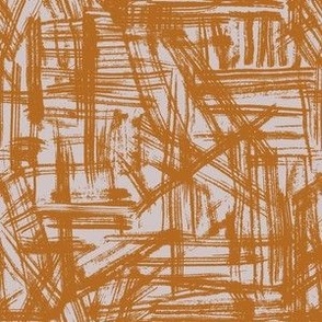 Brush Strokes -  Small  Scale - Southwest Terracotta Tan and Blush Pink Abstract Geometric 