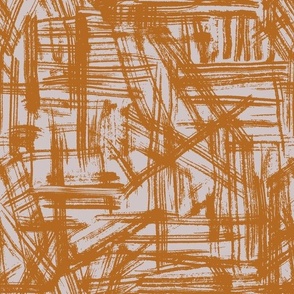 Brush Strokes -  Medium Scale - Southwest Terracotta Tan and Blush Pink Abstract Geometric 