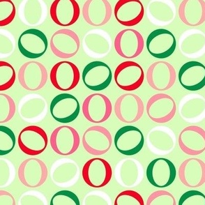 orbits green and red on light green