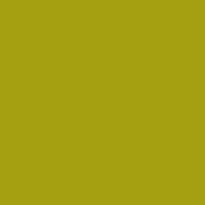 Plain Olive #A5A011 Solid Fabric