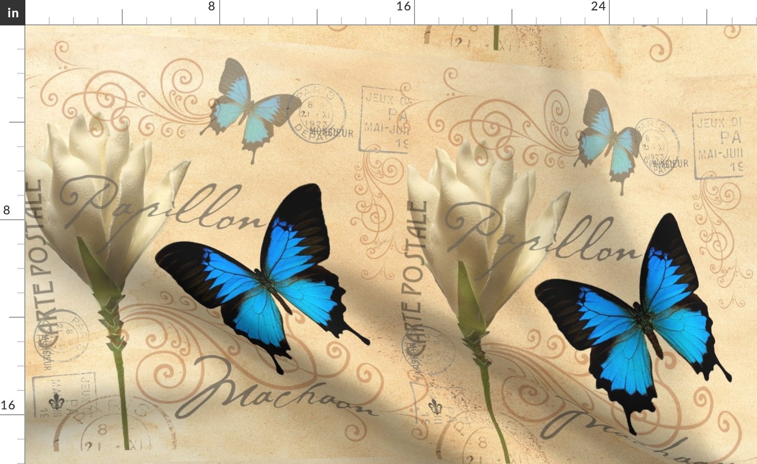 Swallowtail PostalFabric 29