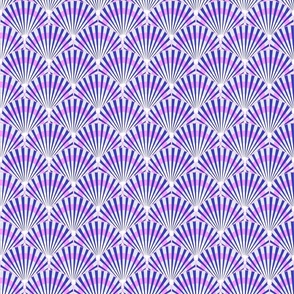 Seashell art deco pattern 