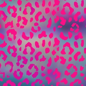 leopard print, fuchsia, pink, neon