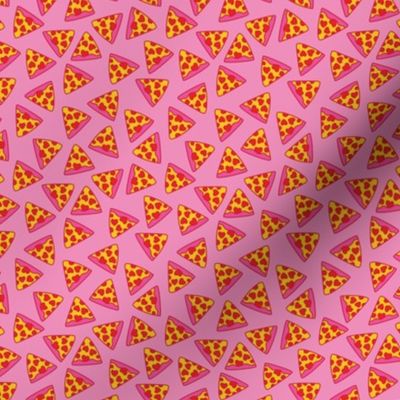pink pizza heart pepperoni on pink small