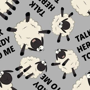 Talk Herdy Scattered, gray