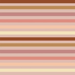 MINI boho neutral stripes fabric - western coordinate fabric