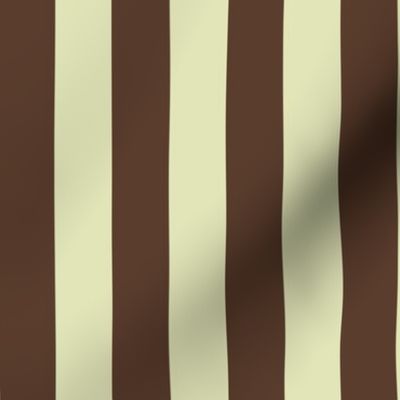 Beach Towel Stripes / Chocolate Creamy Lime Medium