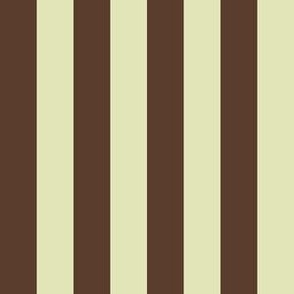 Beach Towel Stripes / Chocolate Creamy Lime Small