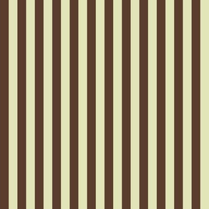 Beach Towel Stripes / Chocolate Creamy Lime Small