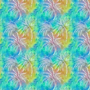 Tropical Palm Tree Inprint
