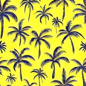 Palms in Yellow