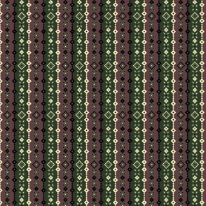 Embroidery Style Fabric 8