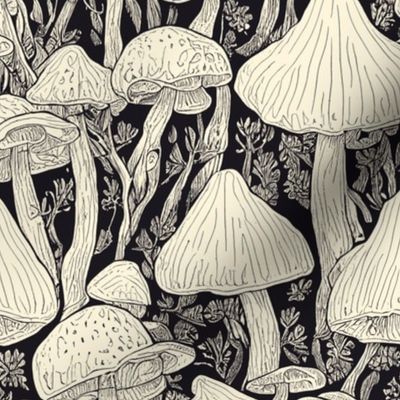 This Shroom Is Getting Crowded - Coloring Book