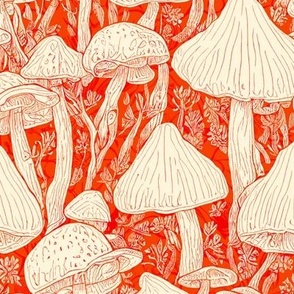 This Shroom Is Getting Crowded - Red