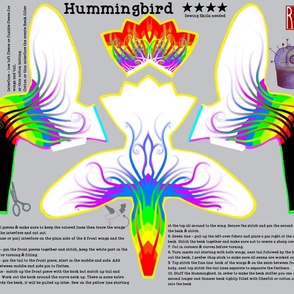 Hummingbird cut and sew fantasy