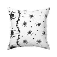 Spider Border (black on white)