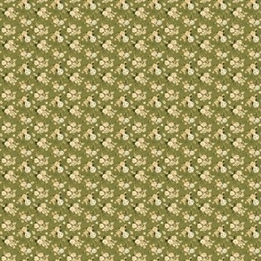Roses Garden - Liberty Style - Forest Green Version