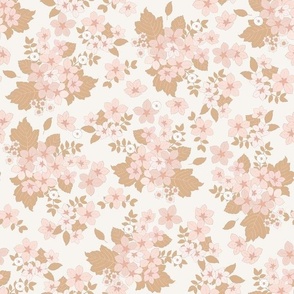 Delicate Florals Light Cream Medium