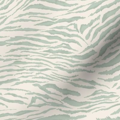 Classic traditional Zebra Skin_Zebra Hyde_JADE GREEN_SAGE