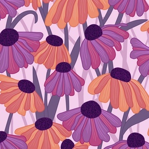 Coneflowers - Large